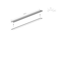 Magnetinė bėginė sistema UT-LVM TRACK 1M IP20 Juoda