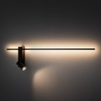 Sieninis šviestuvas EASY LED LEFT LED 11W 3000K IP20 Juoda
