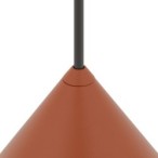 Pakabinamas šviestuvas ZENITH S GU10 IP20 Terakotinė