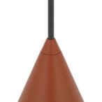 Pakabinamas šviestuvas ZENITH XS 1xGU10 IP20 Terakota