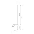 Sieninis šviestuvas EASY LED LED 11W 3000K IP20 Balta