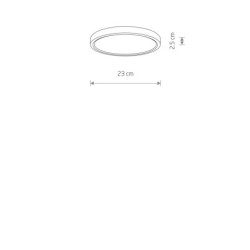 Plafonas MULTI LED LED CCT 9-18W IP20 Balta