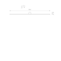 Sieninis šviestuvas SPIN LED M LED 14W 3000K IP20 Balta