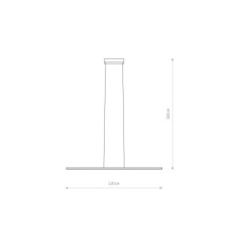Linijinis šviestuvas BAR LED S LED 27W 4000K IP20 Balta