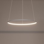 Pakabinamas šviestuvas CIRCOLO LED M 21W 3000K Balta