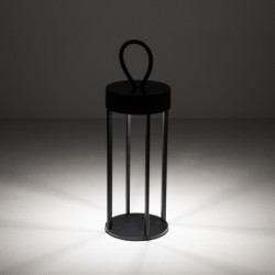 Stalinis lauko šviestuvas NALA LED 4W 2700K IP54 Juoda