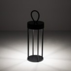 Stalinis lauko šviestuvas NALA LED 4W 2700K IP54 Juoda