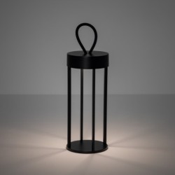 Stalinis lauko šviestuvas NALA LED 4W 2700K IP54 Juoda