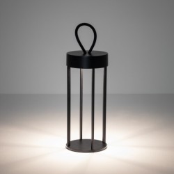 Stalinis lauko šviestuvas NALA LED 4W 2700K IP54 Juoda