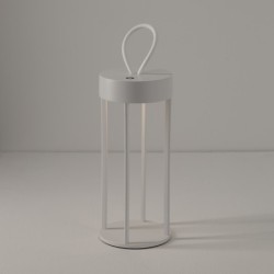 Stalinis lauko šviestuvas NALA LED 4W 2700K IP54 Balta
