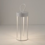 Stalinis lauko šviestuvas NALA LED 4W 2700K IP54 Balta