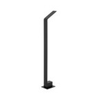 Pastatomas lauko šviestuvas SLIM LED LED 7W 3000K IP54 Juoda