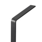 Pastatomas lauko šviestuvas SLIM LED LED 7W 3000K IP54 Juoda