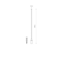 Įsmeigiamas lauko šviestuvas ZURI LED LED 12W 3000K IP54 Juoda