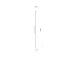 Sieninis šviestuvas DEMI LED 18W 3000K IP54 Terakota