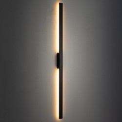 Sieninis lauko šviestuvas DEMI LED LED 24W 3000K IP54 Juoda