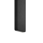 Sieninis lauko šviestuvas DEMI LED LED 24W 3000K IP54 Juoda