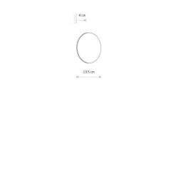 Sieninis šviestuvas ARIA LED S LED 6W 3000K IP54 Juoda