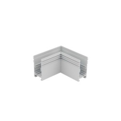 Bėginės sistemos kampinis adapteris LVM RECESSED HORIZONTAL CORNER Balta