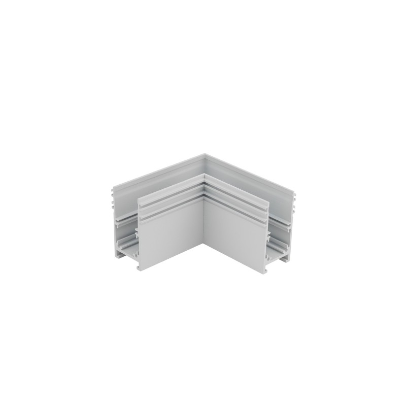 Bėginės sistemos kampinis adapteris LVM RECESSED HORIZONTAL CORNER Balta