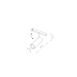 Šviestuvas LVM SPOT LED LED 9W 3000K IP20 Balta