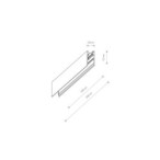 Bėgelis LVM Track 1M Balta IP20