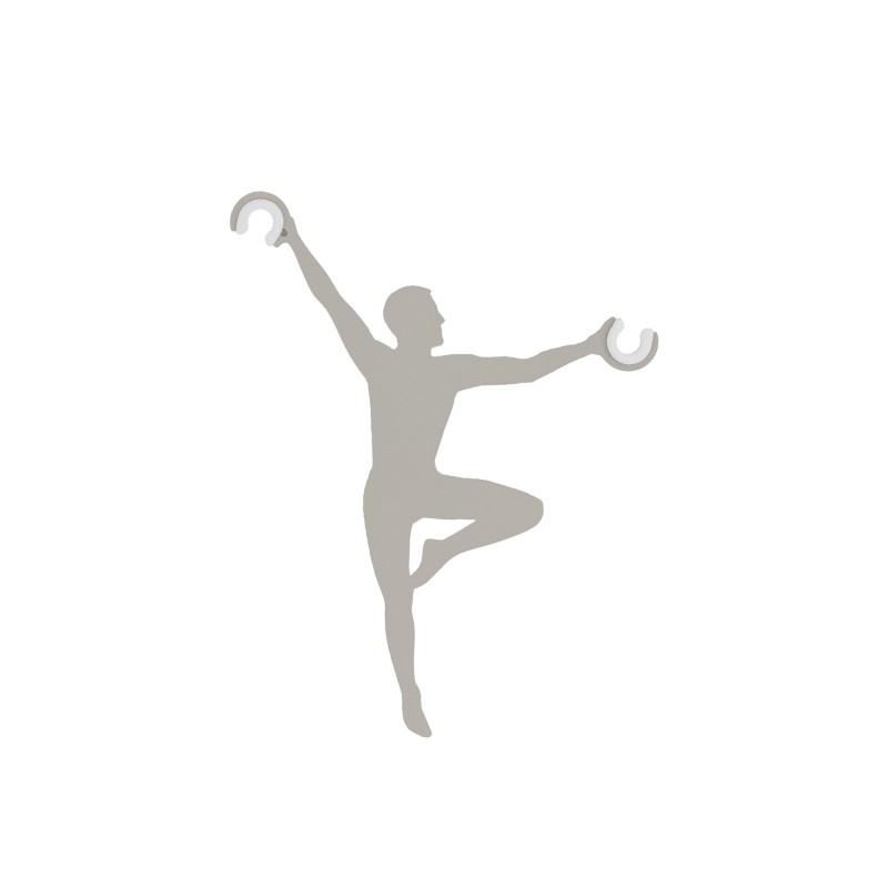 Priedas ACROBAT Jedwabisto pilkas