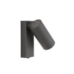 Sieninis šviestuvas FOURTY 1xGU10 IP20 Grafitinė