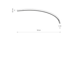 LED linija bėginei sistemai NANO - LVM FLEX LINE LED 6W 3000K IP20 Balta