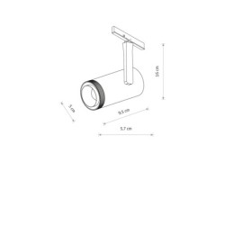 Prožektorius NANO-LVM SPOT ZOOM LED 15W 3000K IP20 Juoda