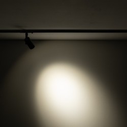 Bėginis šviestuvas NANO-LVM SPOT ZOOM LED 7W 3000K IP20 Juoda