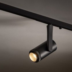 Bėginis šviestuvas NANO-LVM SPOT ZOOM LED 7W 3000K IP20 Juoda