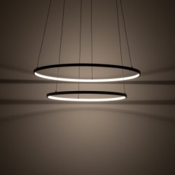 Pakabinamas šviestuvas CIRCOLO POWER LED LED 67W 3000K IP20 Juoda