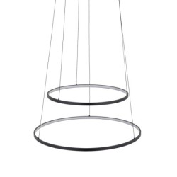 Pakabinamas šviestuvas CIRCOLO POWER LED LED 67W 3000K IP20 Juoda