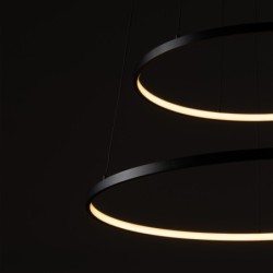 Pakabinamas šviestuvas CIRCOLO POWER LED LED 67W 3000K IP20 Juoda