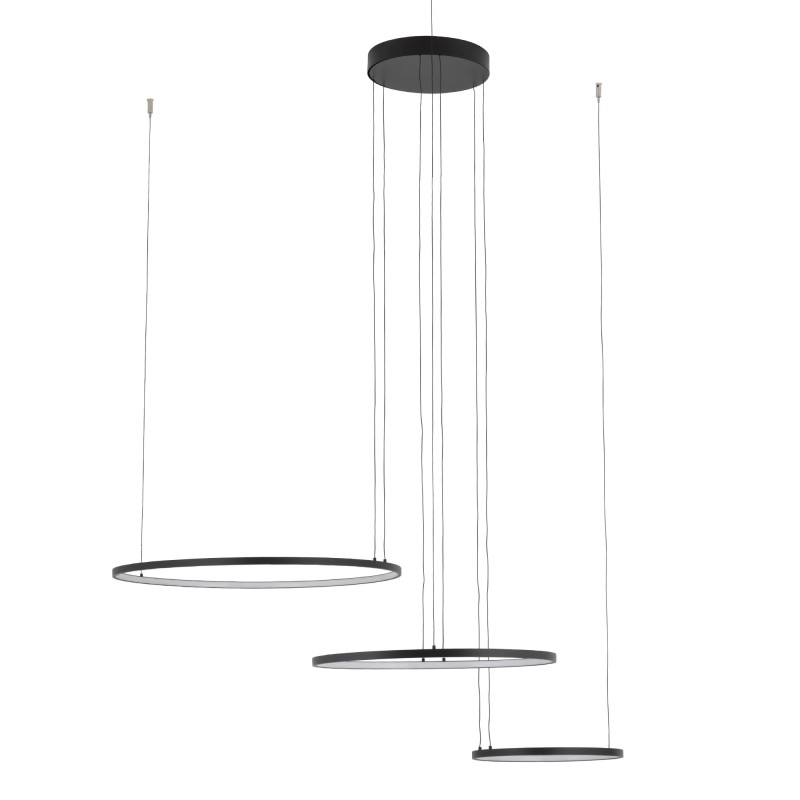 Pakabinamas šviestuvas CIRCOLO POWER LED LED 85W 3000K IP20 Juoda