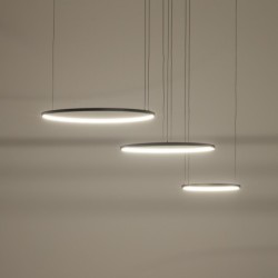 Pakabinamas šviestuvas CIRCOLO POWER LED LED 85W 3000K IP20 Juoda