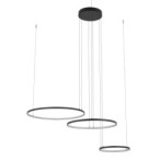 Pakabinamas šviestuvas CIRCOLO POWER LED LED 85W 3000K IP20 Juoda