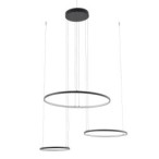 Pakabinamas šviestuvas CIRCOLO POWER LED LED 85W 3000K IP20 Juoda
