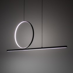 Linijinis šviestuvas LINEO LED 39W 3000K IP20 Juoda