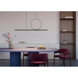 Linijinis šviestuvas LINEO LED 39W 3000K IP20 Juoda