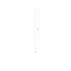 Sieninis šviestuvas COMMA LED LED 34W 3000K IP20 Balta