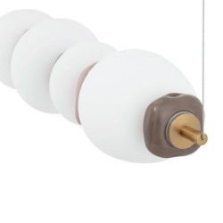 Pakabinamas šviestuvas CERAMIC LED LED 22W 3000K IP20 Pilka