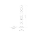 Toršeras CERAMIC LED LED 34W 3000K IP20 Pilka