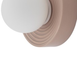 Sieninis šviestuvas CLAY S 1xG9 IP20 Pilka