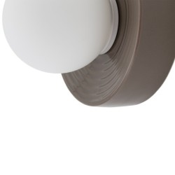 Sieninis šviestuvas CLAY S 1xG9 IP20 Ruda