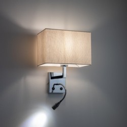 Sieninis šviestuvas HOTEL MOOD LED LED 2.2W 4000K IP20 Kremas