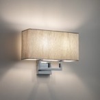 Sieninis šviestuvas HOTEL MOOD 2xE27 IP20 Pilka