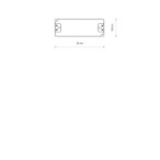 Maitinimo šaltinis NANO-LVM Accesories 24V DC 75W IP20 Baltas