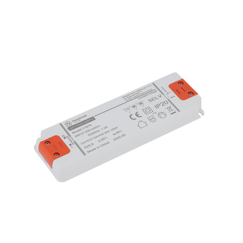 Maitinimo šaltinis NANO-LVM 24V DC 150W IP20 Balta